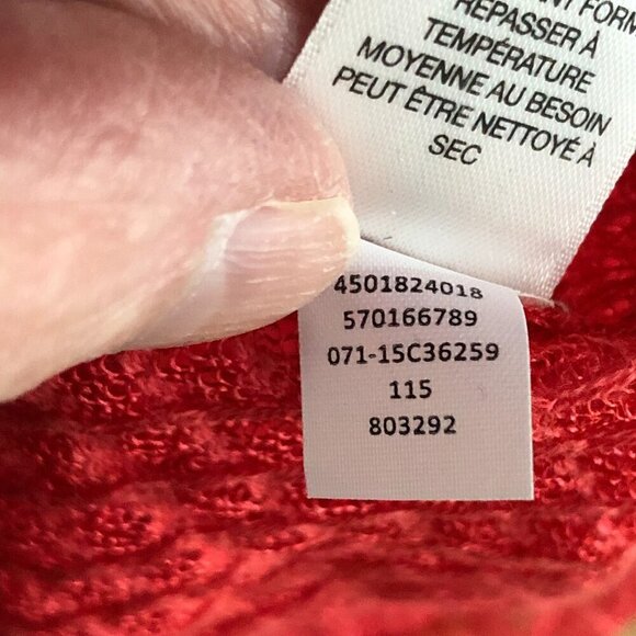 Chicos Travelers Collection Asymmetrical Sheer Blouse - Picture 10 of 11